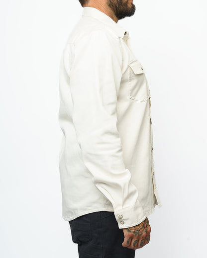 Off The Grid Surplus- Earl Denim Shirt - Natural