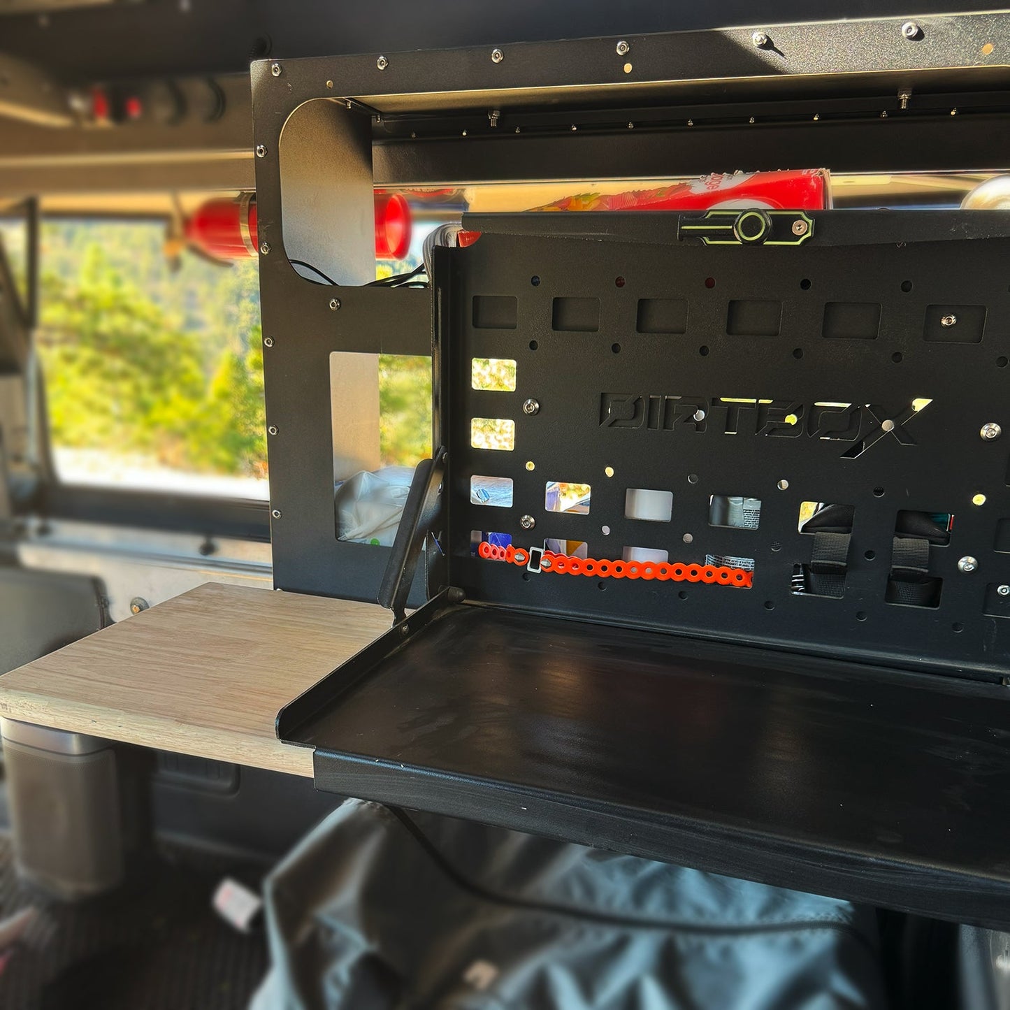 Dirtbox- Folding Camp Table with Cutting Board
