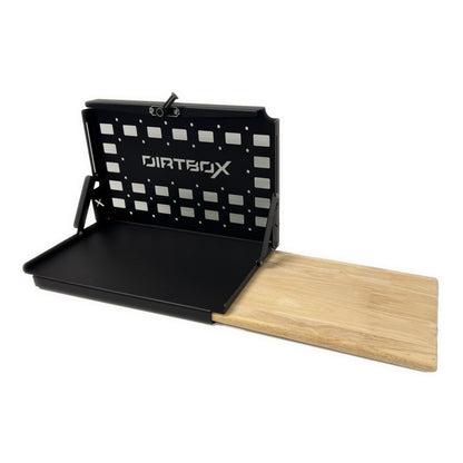 Dirtbox- Folding Camp Table with Cutting Board