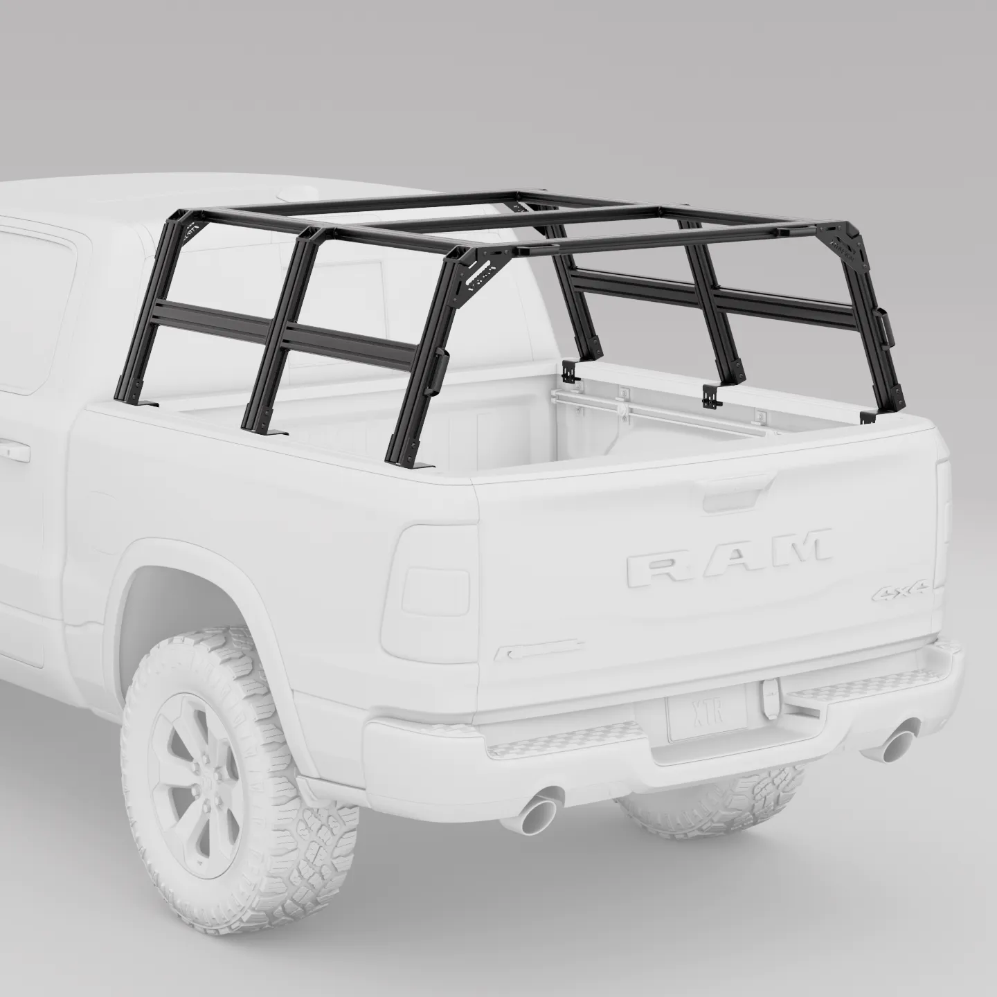 Xtrusion Overland- XTR3 Bed Rack for Dodge Ram 1500 - Tapered Bed