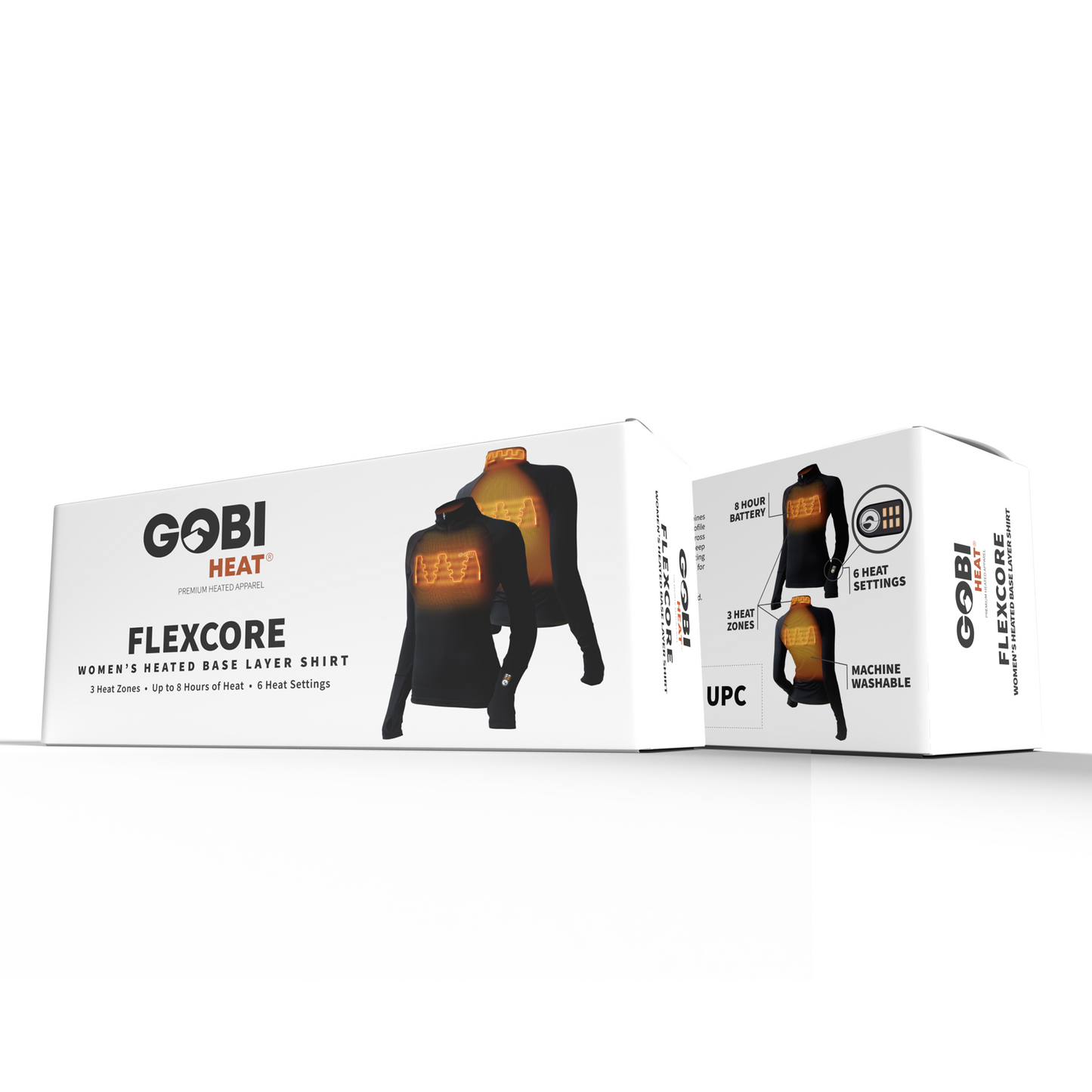 Gobi Heat- FlexCore Women’s Heated Base Layer Shirt - Dual Control