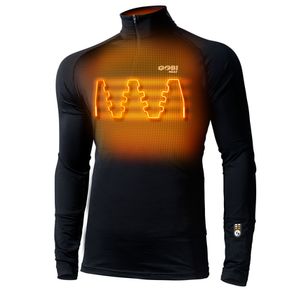 Gobi Heat- FlexCore Men’s Heated Base Layer Shirt - Dual Control