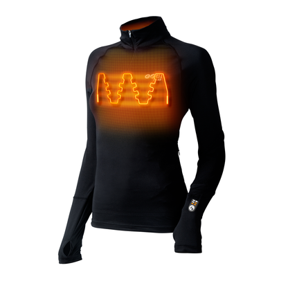 Gobi Heat- FlexCore Women’s Heated Base Layer Shirt - Dual Control