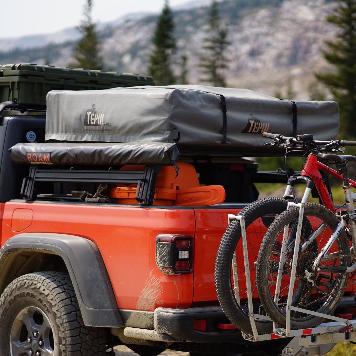 Xtrusion Overland- XTR1 Bed Rack for Jeep Gladiator