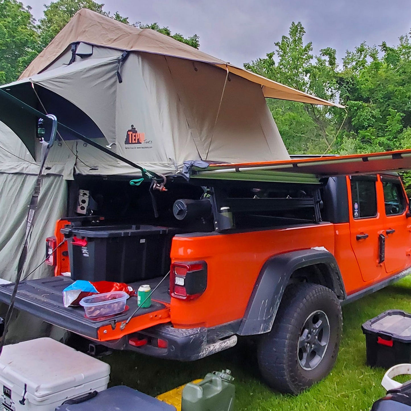 Xtrusion Overland- XTR1 Bed Rack for Jeep Gladiator