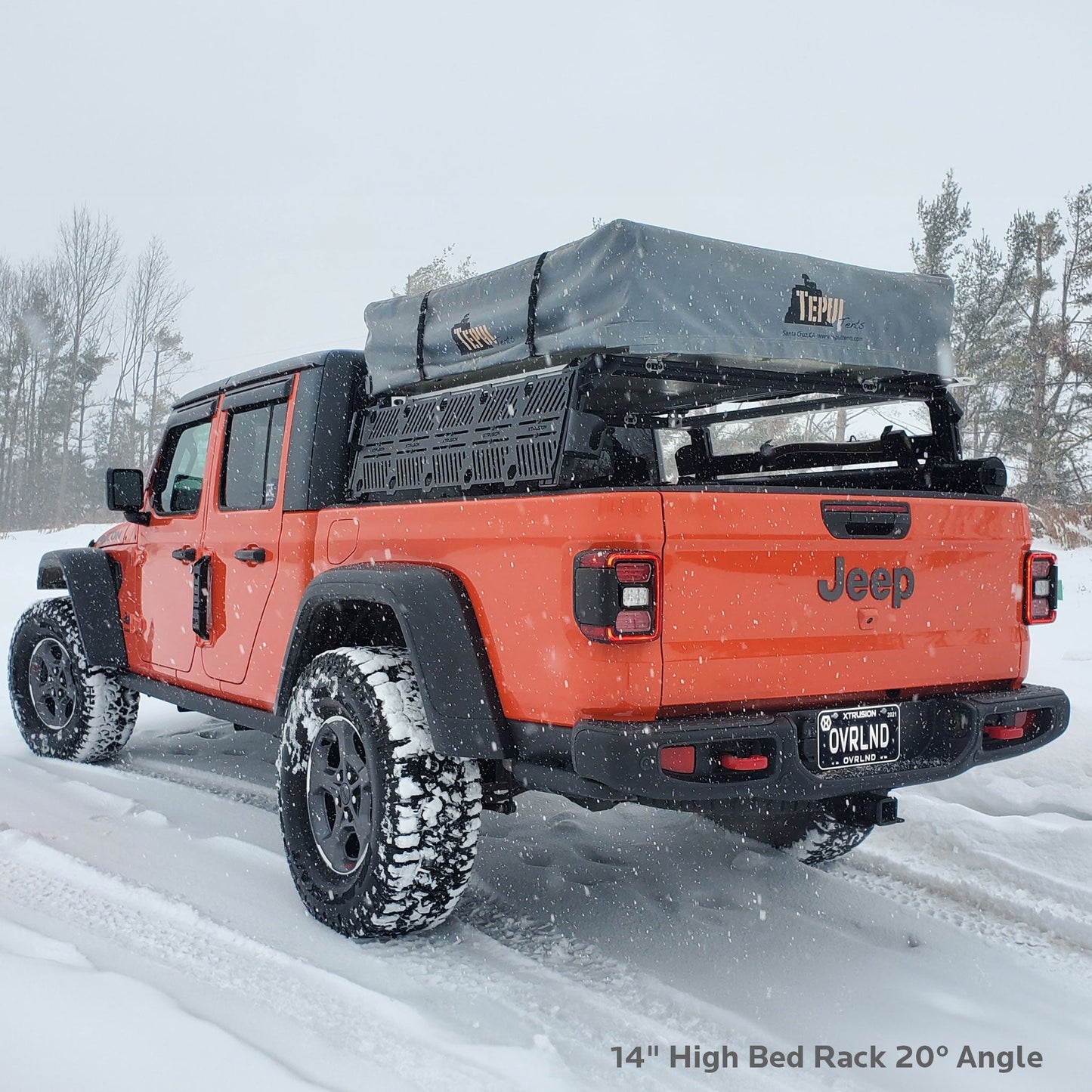 Xtrusion Overland- XTR3 Bed Rack for Jeep Gladiator