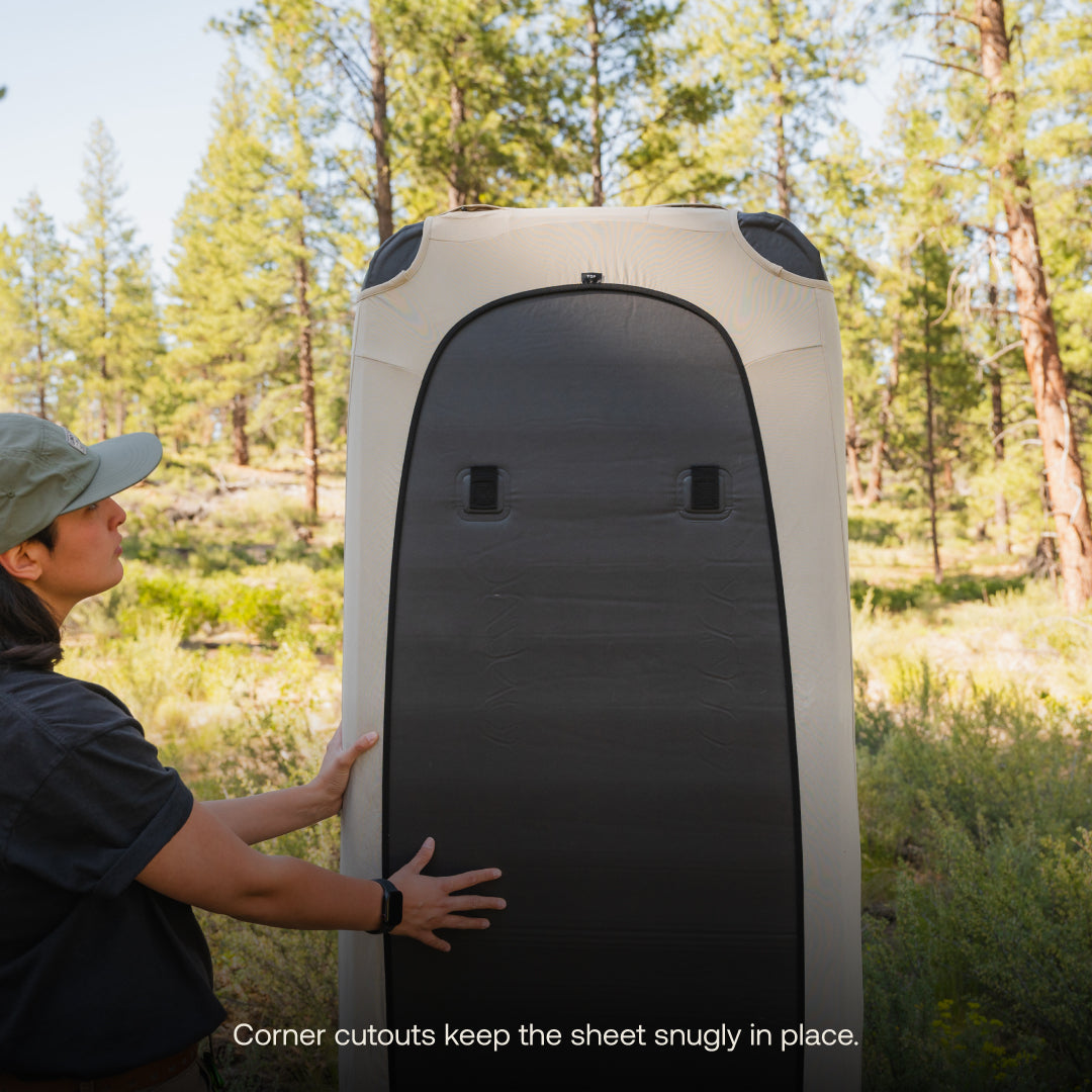 Luno- Fitted Mattress Sheet - AIR+FOAM Pro Camping Mattress