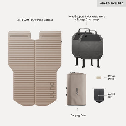 Luno- AIR+FOAM PRO Jeep Wrangler Mattress