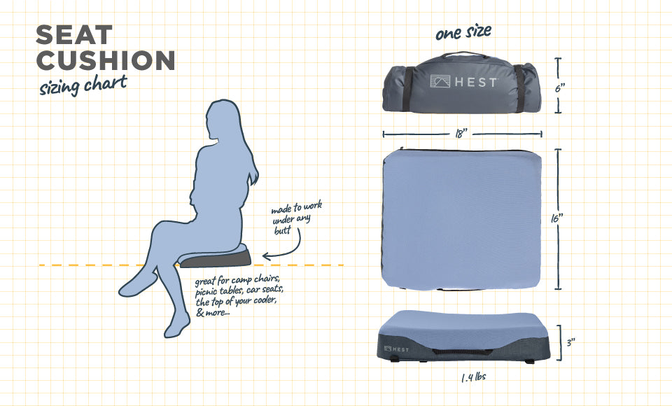 HEST- Foamy Seat Cushion