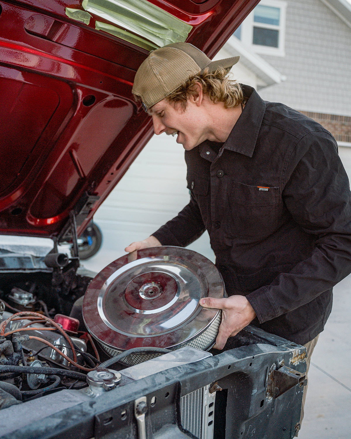 Off The Grid Surplus- Heston Chore Coat - Black