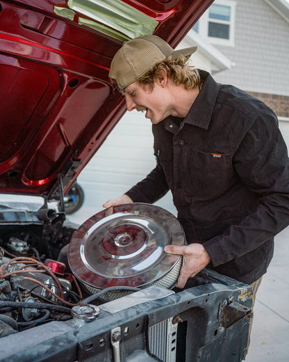Off The Grid Surplus- Heston Chore Coat - Black