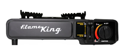 Flame King- Portable Butane & Propane Gas Stove with Single Burner