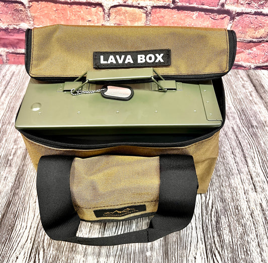 OverlandGearGuy- Deluxe Lava Box - FIRECAN PORTABLE FIRE PIT Carry Bag - IGNIK
