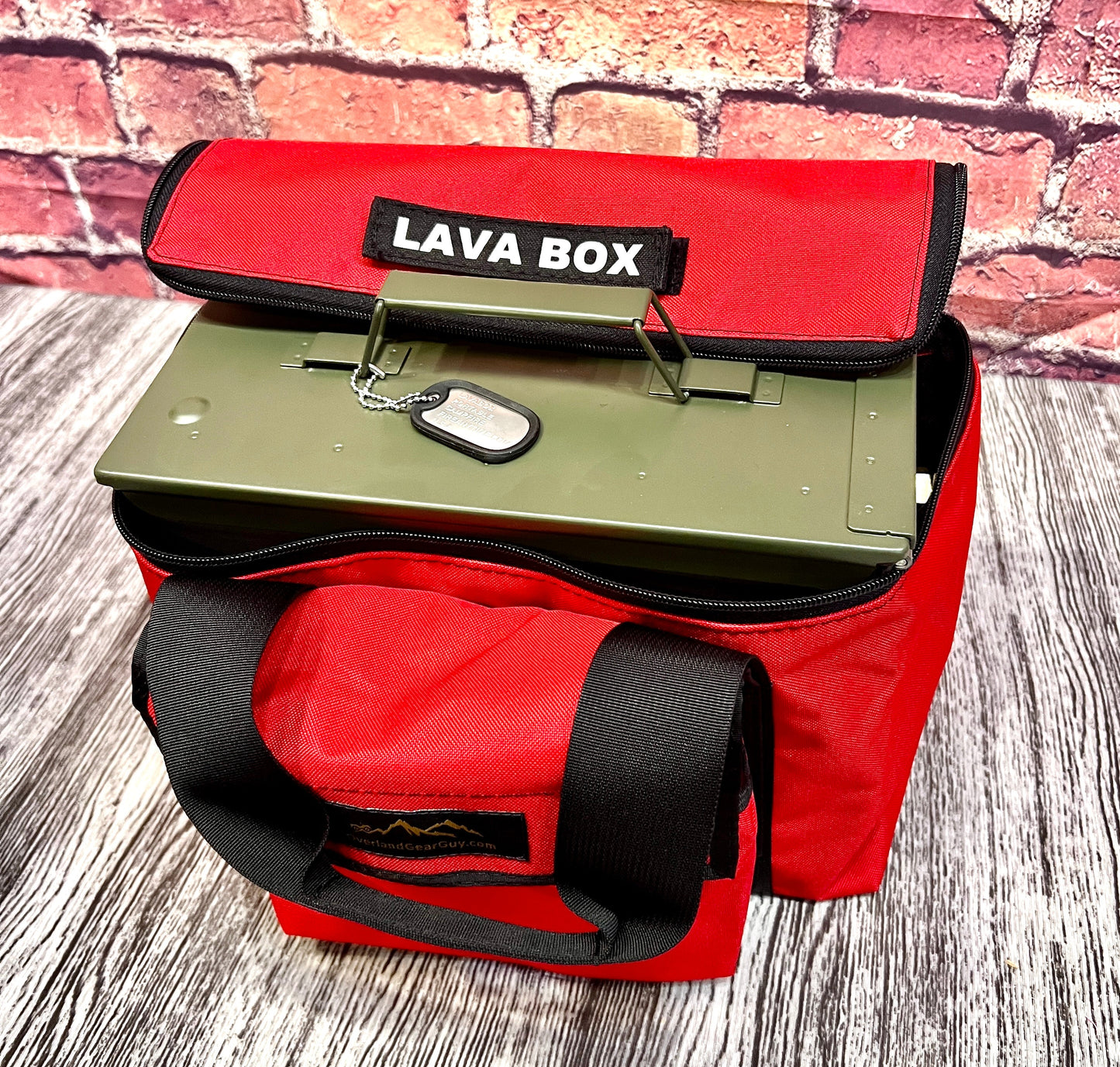 OverlandGearGuy- Deluxe Lava Box - FIRECAN PORTABLE FIRE PIT Carry Bag - IGNIK