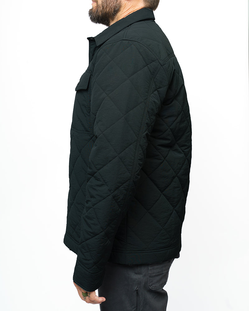 Off The Grid Surplus- Ignite Quilted Jacket - Vintage Black