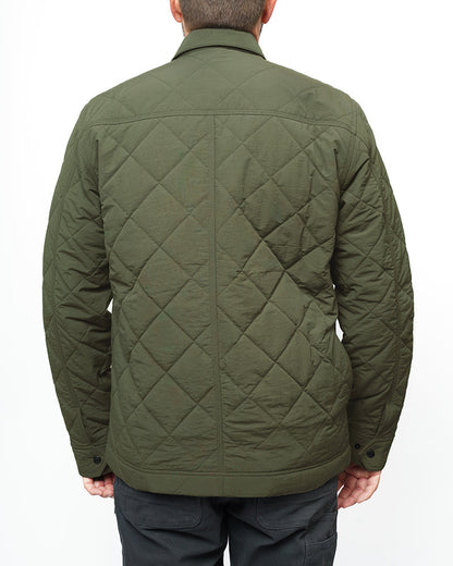 Off The Grid Surplus- Ignite Quilted Jacket - Dark Olive