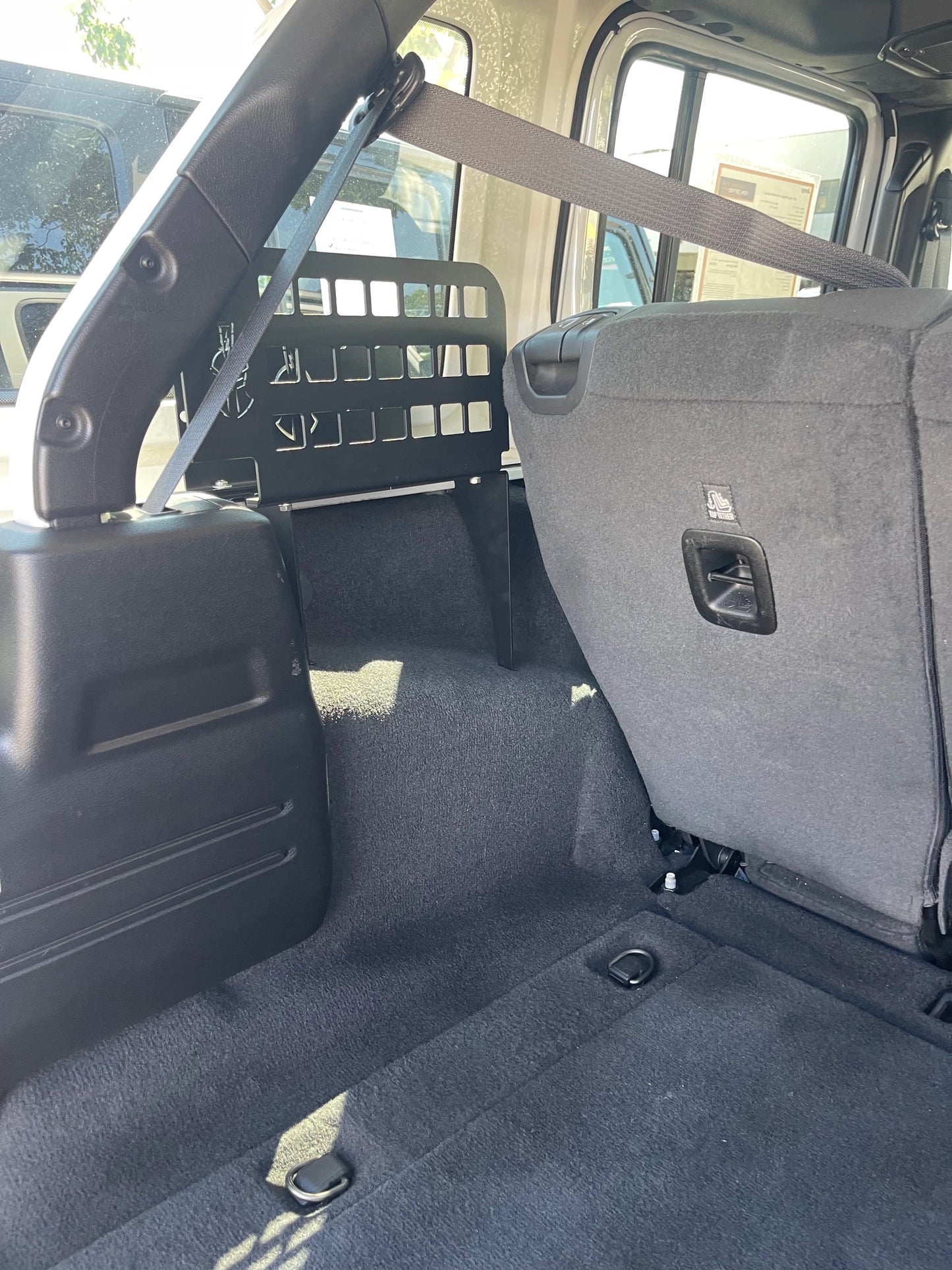 Thor's Lightning Air Systems- MOLLE Portable Air Compressor Storage Mount for Jeep Wrangler JLU 4-Door Hard Top 2018-2024