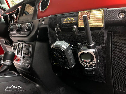 OverlandGearGuy- Jeep Grab Handle Velcro Flat Pocket
