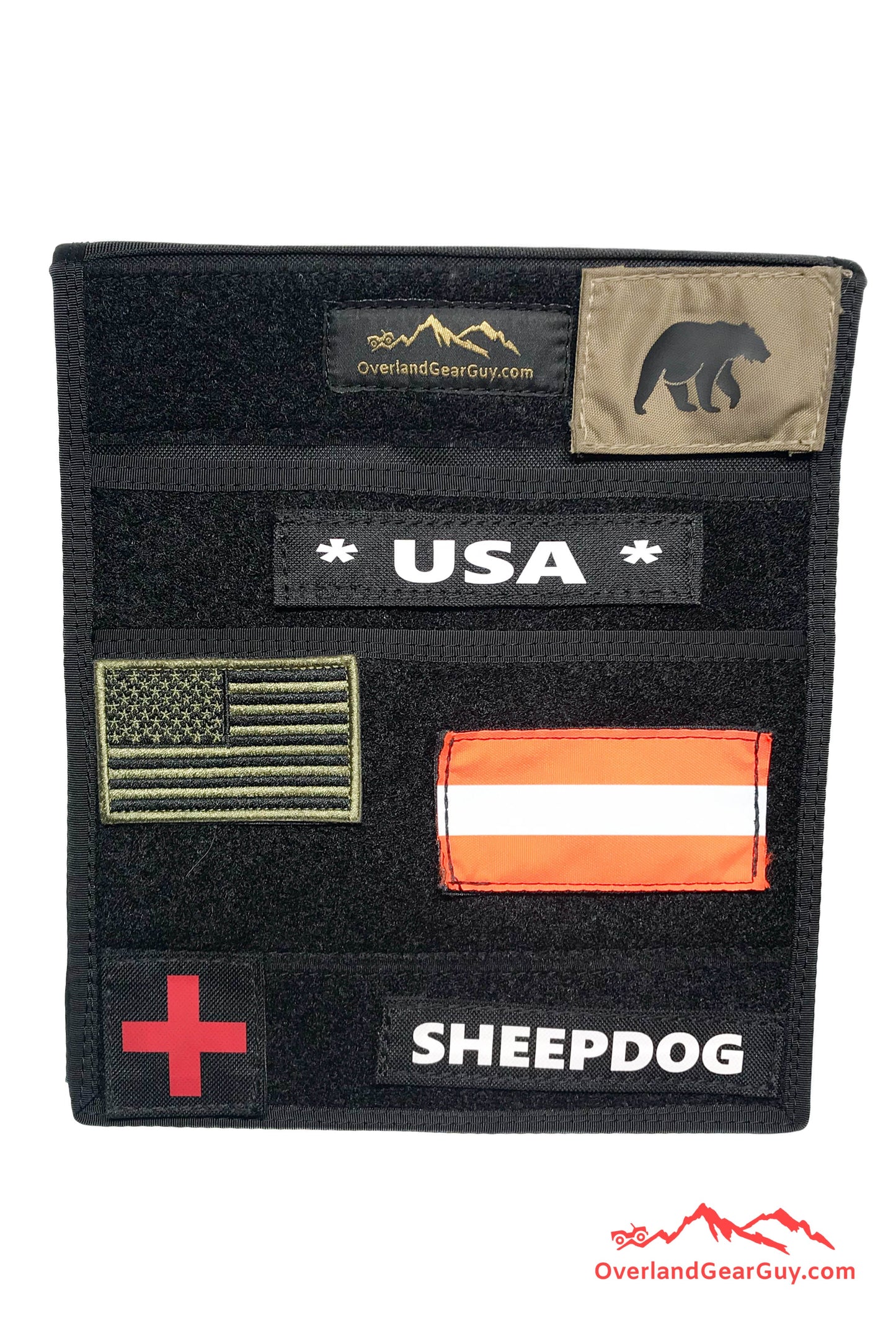 OverlandGearGuy- Jeep Grab Handle Velcro Flat Pocket