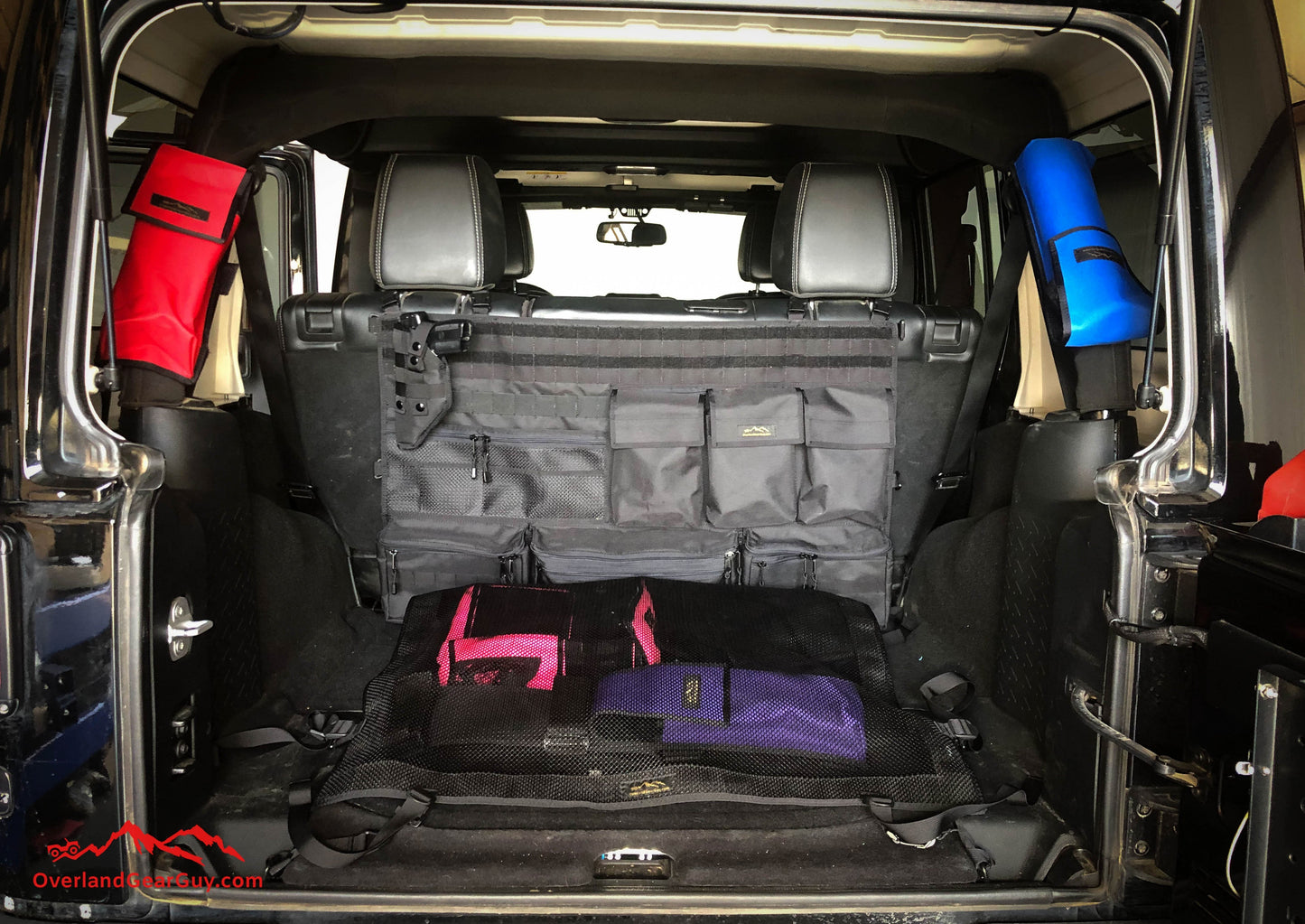 OverlandGearGuy- Rear Bench Seat Organizer