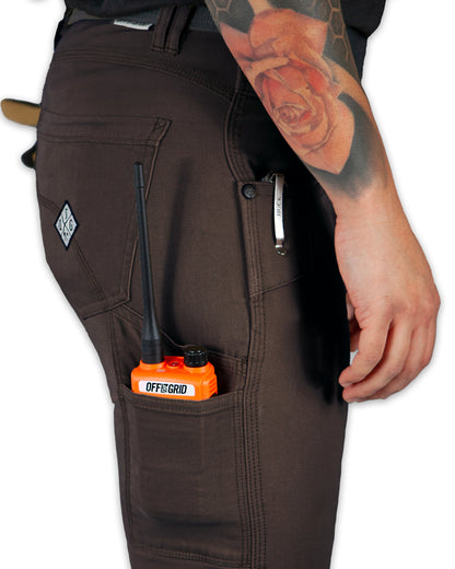 Off The Grid Surplus- Kestral Women's Pant - Dark Brown