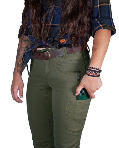 Off The Grid Surplus- Kestral Women's Pant - Dark Olive