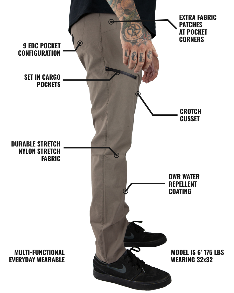 Off The Grid Surplus- Lancer Taper Fit Pant - Deadwood