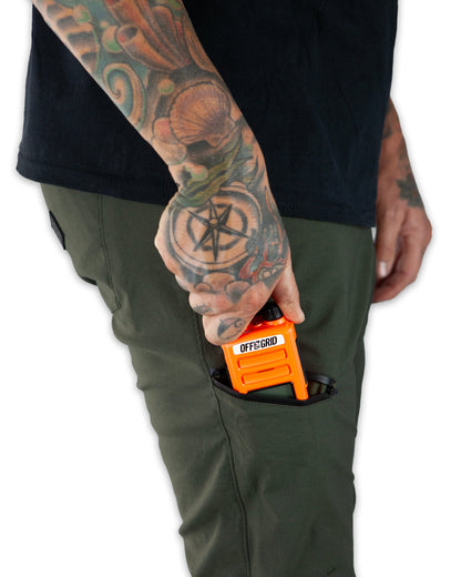 Off The Grid Surplus- Lancer Taper Fit Pant - Dk Army