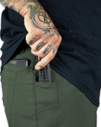 Off The Grid Surplus- Lancer Taper Fit Pant - Dk Army