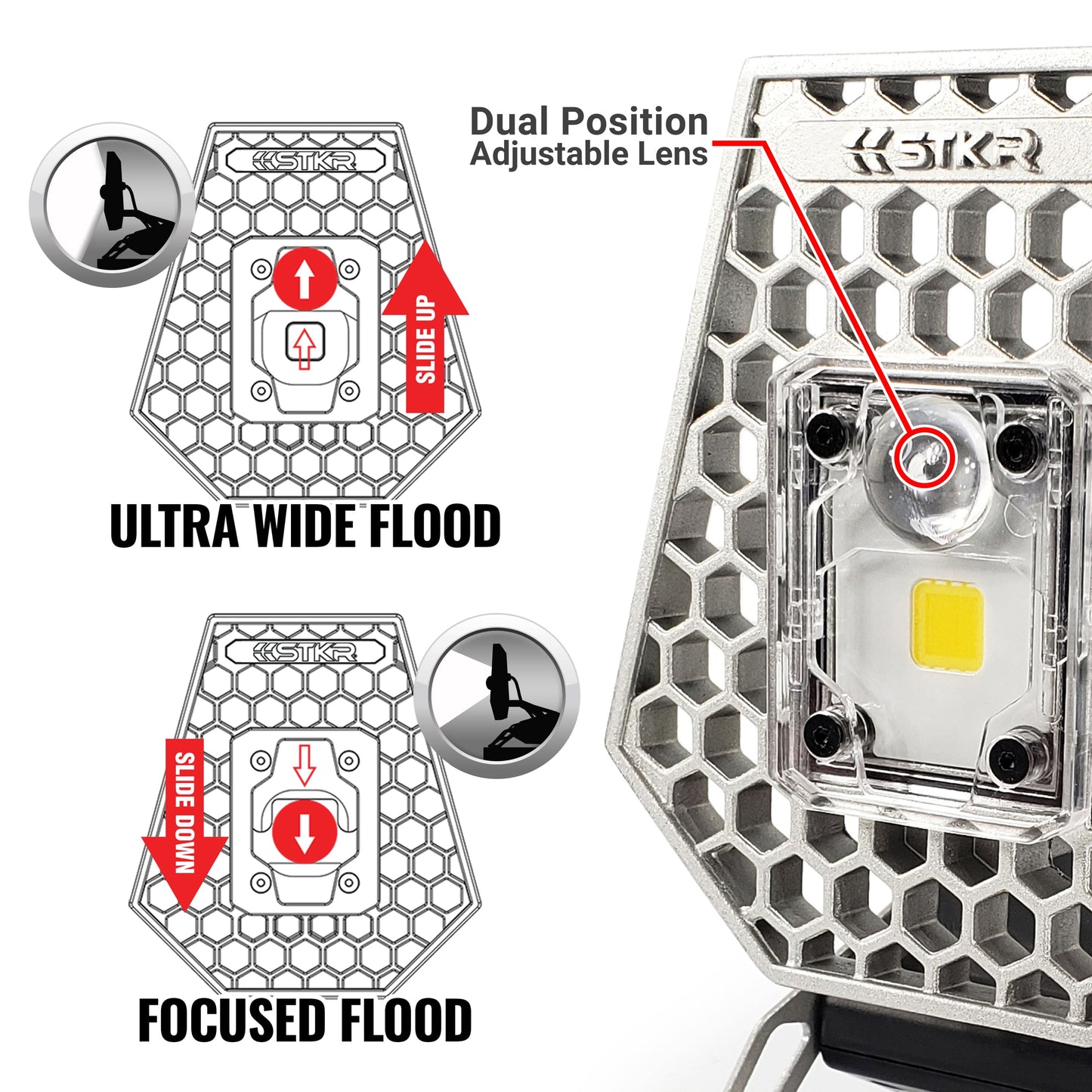 STKR- Mobile Task Light - 1200 Lumen Flood Light