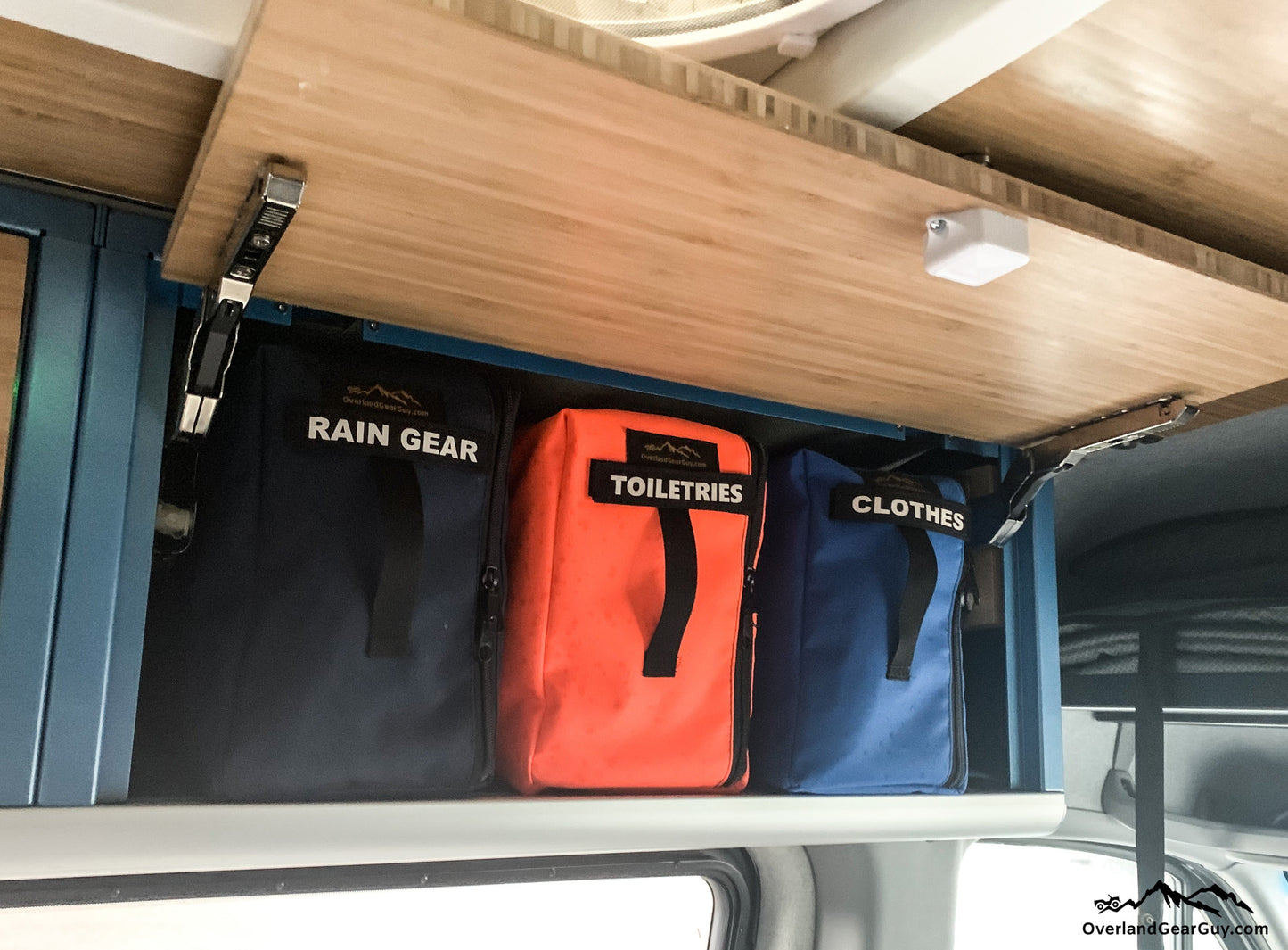 OverlandGearGuy- Van Overhead Storage Locker Divider Bags