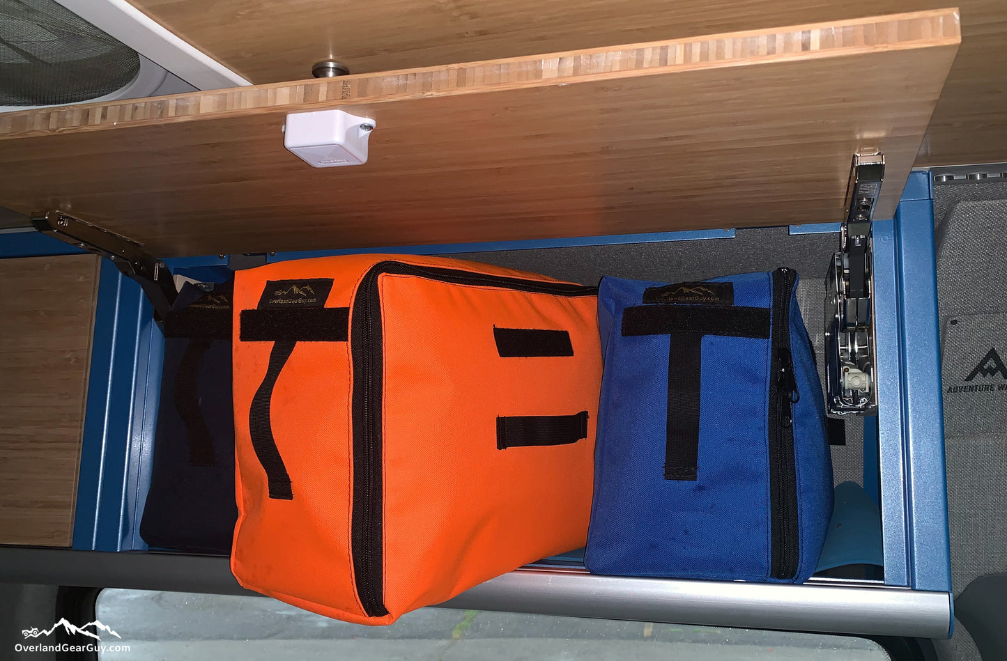 OverlandGearGuy- Van Overhead Storage Locker Divider Bags