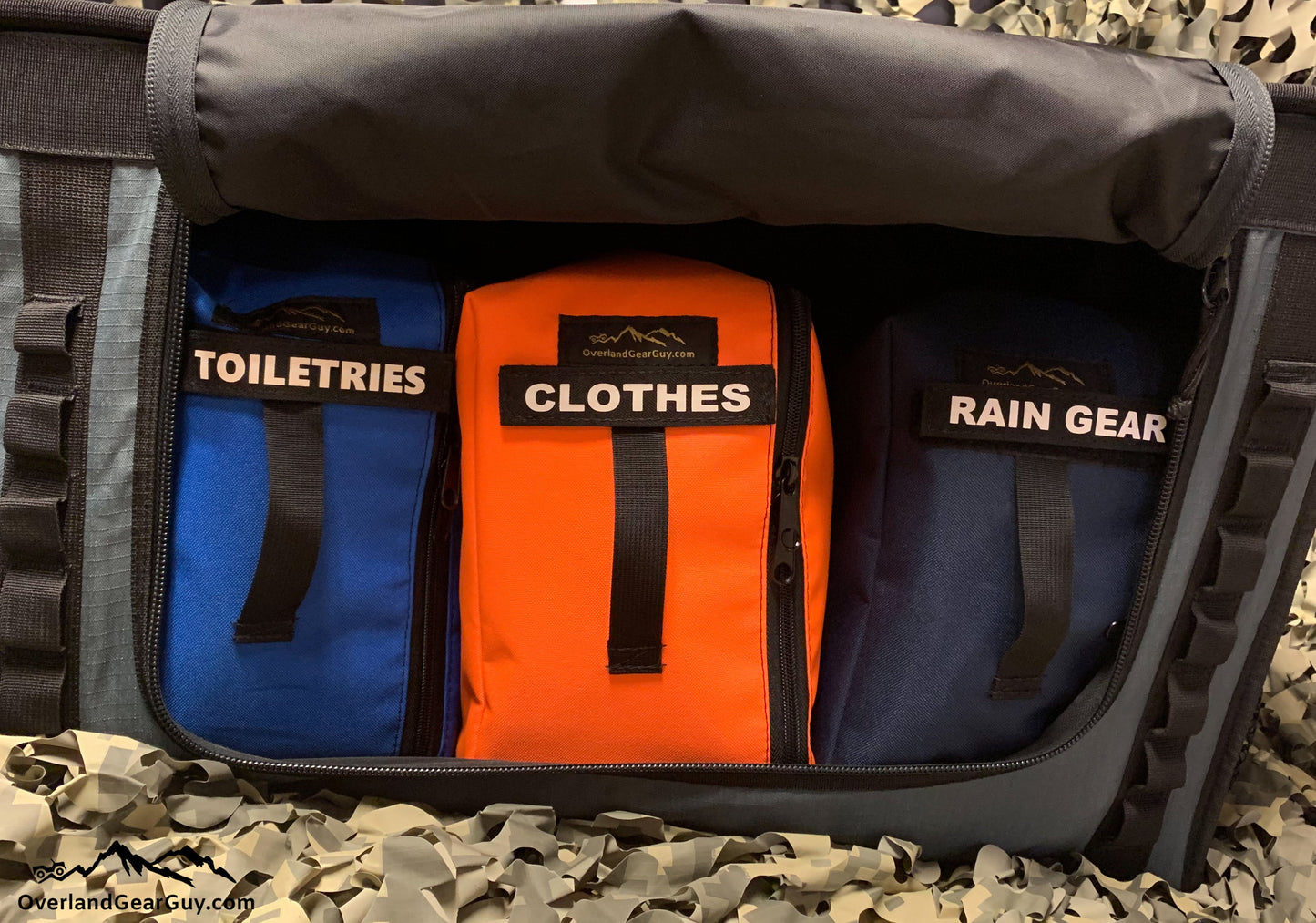 OverlandGearGuy- Van Overhead Storage Locker Divider Bags