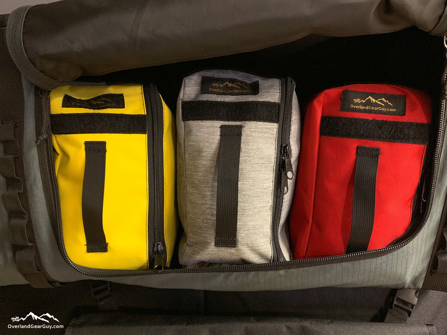 OverlandGearGuy- Van Overhead Storage Locker Divider Bags