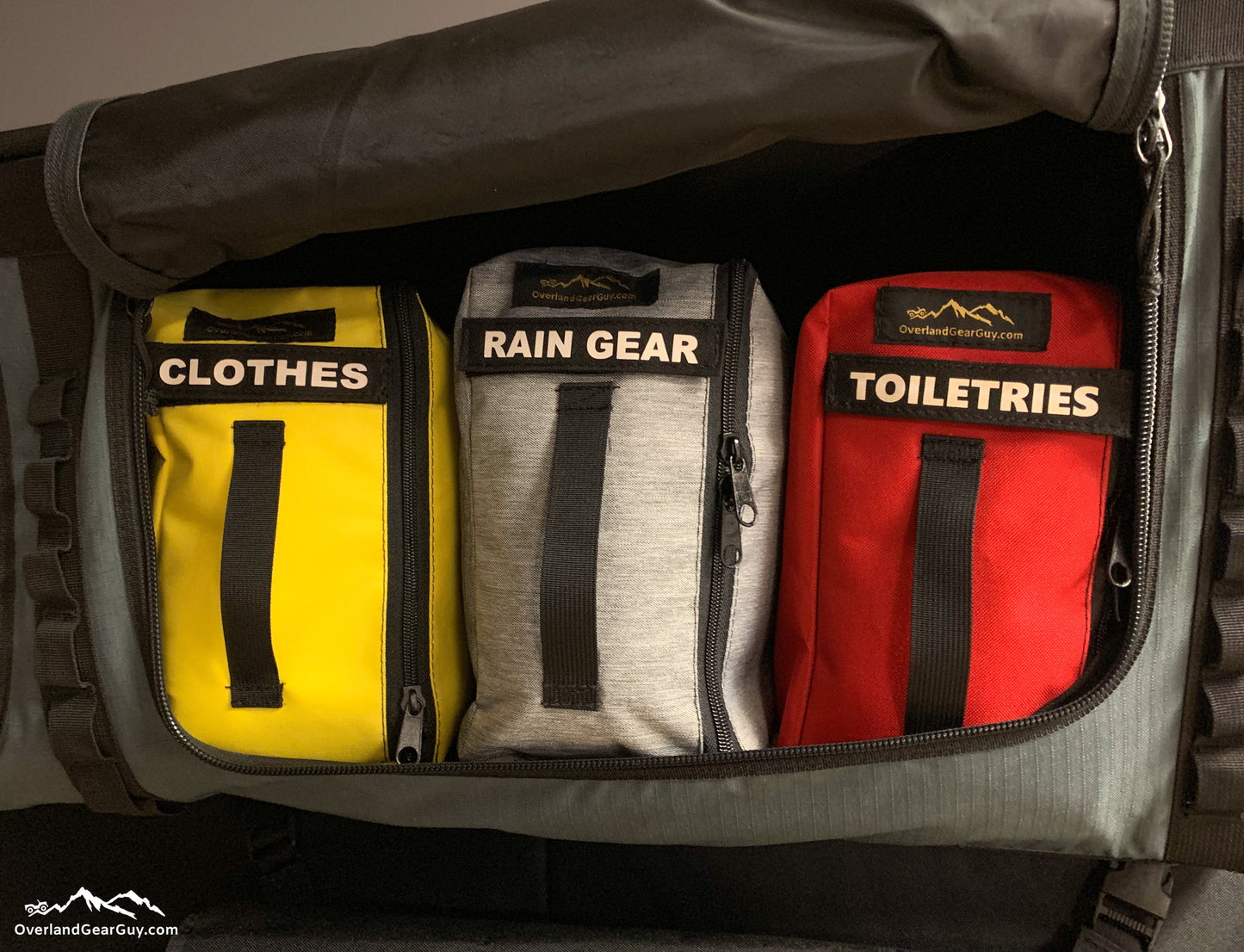 OverlandGearGuy- Van Overhead Storage Locker Divider Bags