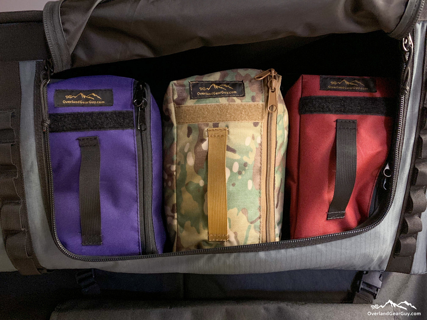 OverlandGearGuy- Van Overhead Storage Locker Divider Bags