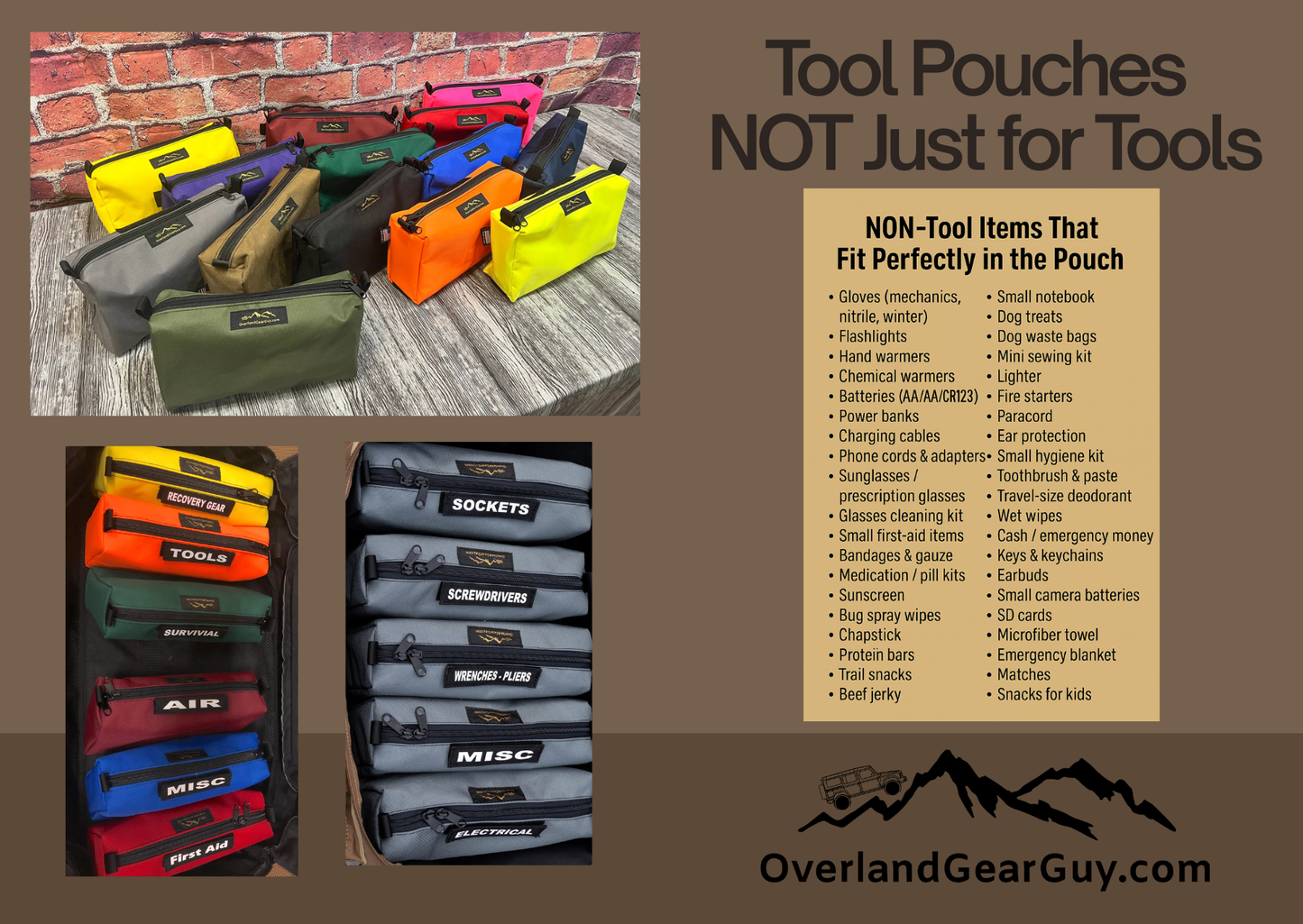 OverlandGearGuy- Tool Pouch - Tool Storage Bag