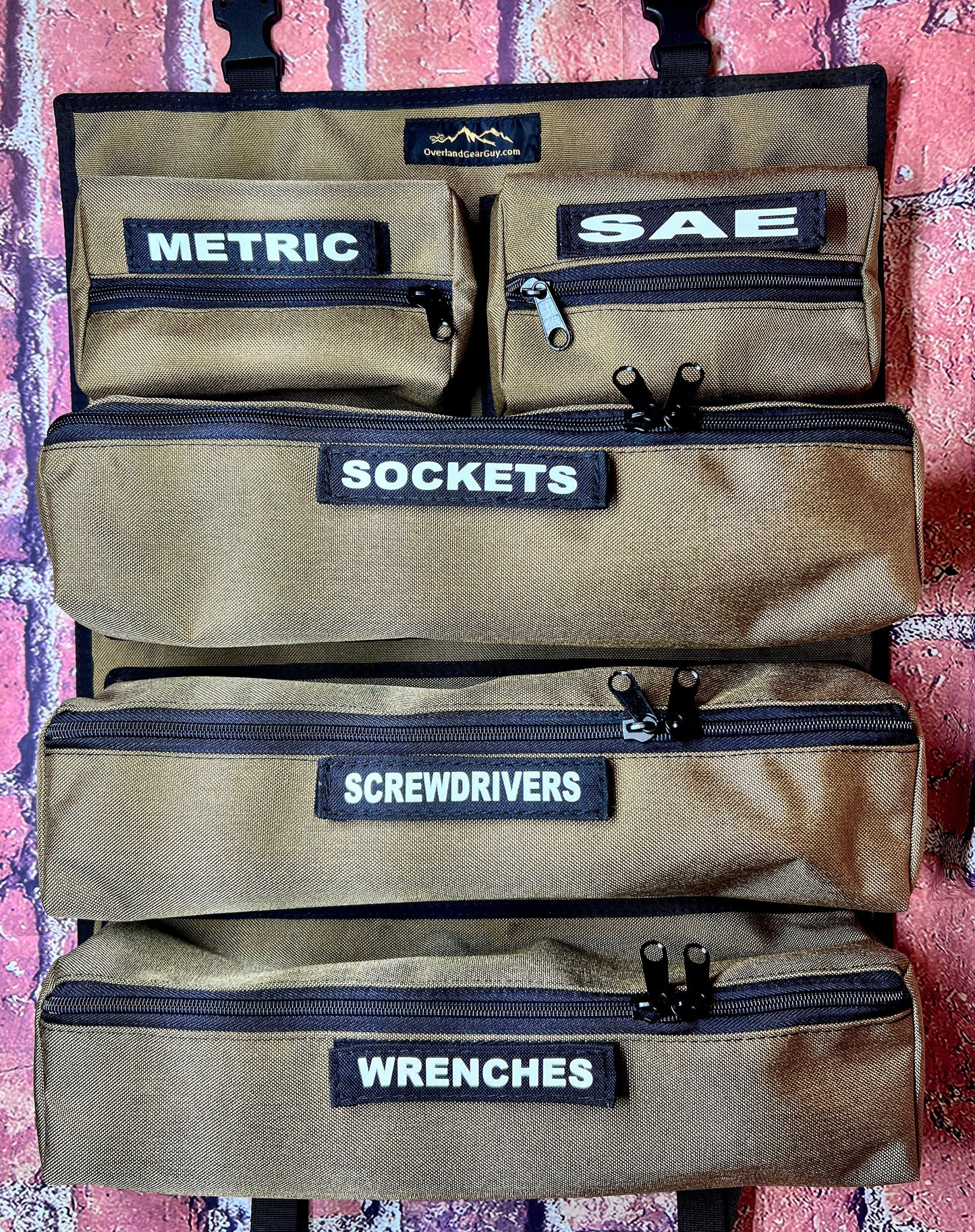 OverlandGearGuy- OGG Tool Roll - Tool Wrap Detachable Pockets