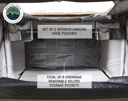 OVS- HD Bushveld Cantilever Hard Shell Roof Top Tent Grey Body & Tan Rainfly