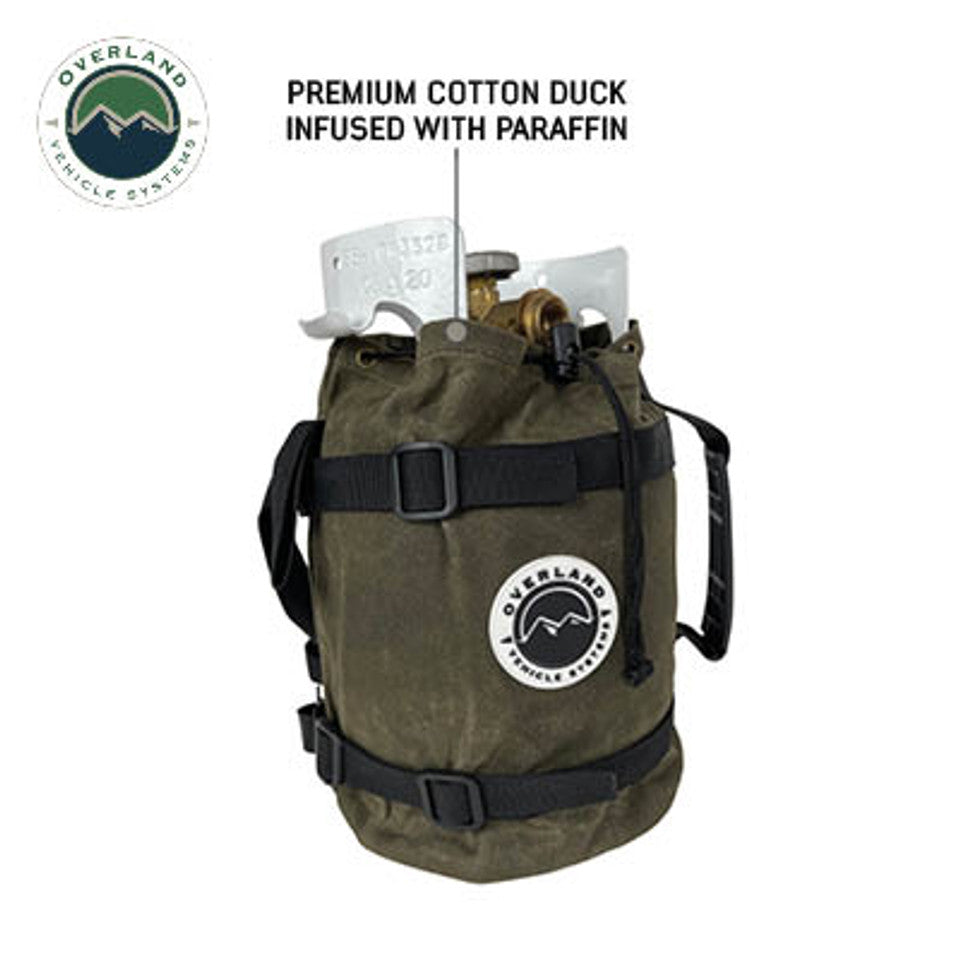 OVS- Propane Bag with Handle & Straps - #16 Waxed Canvas Storage