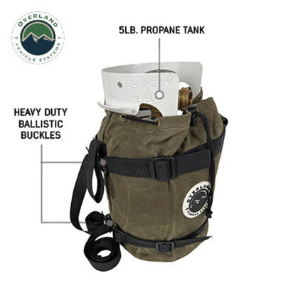 OVS- Propane Bag with Handle & Straps - #16 Waxed Canvas Storage
