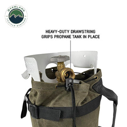OVS- Propane Bag with Handle & Straps - #16 Waxed Canvas Storage