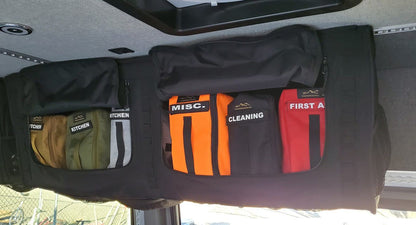 OverlandGearGuy- Van Overhead Storage Locker Divider Bags