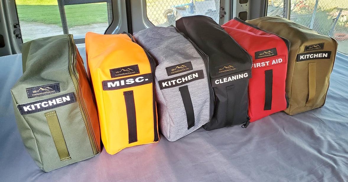 OverlandGearGuy- Van Overhead Storage Locker Divider Bags