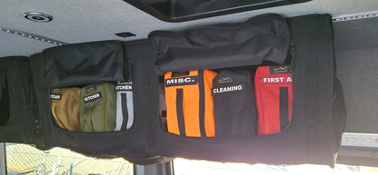 OverlandGearGuy- Van Overhead Storage Locker Divider Bags