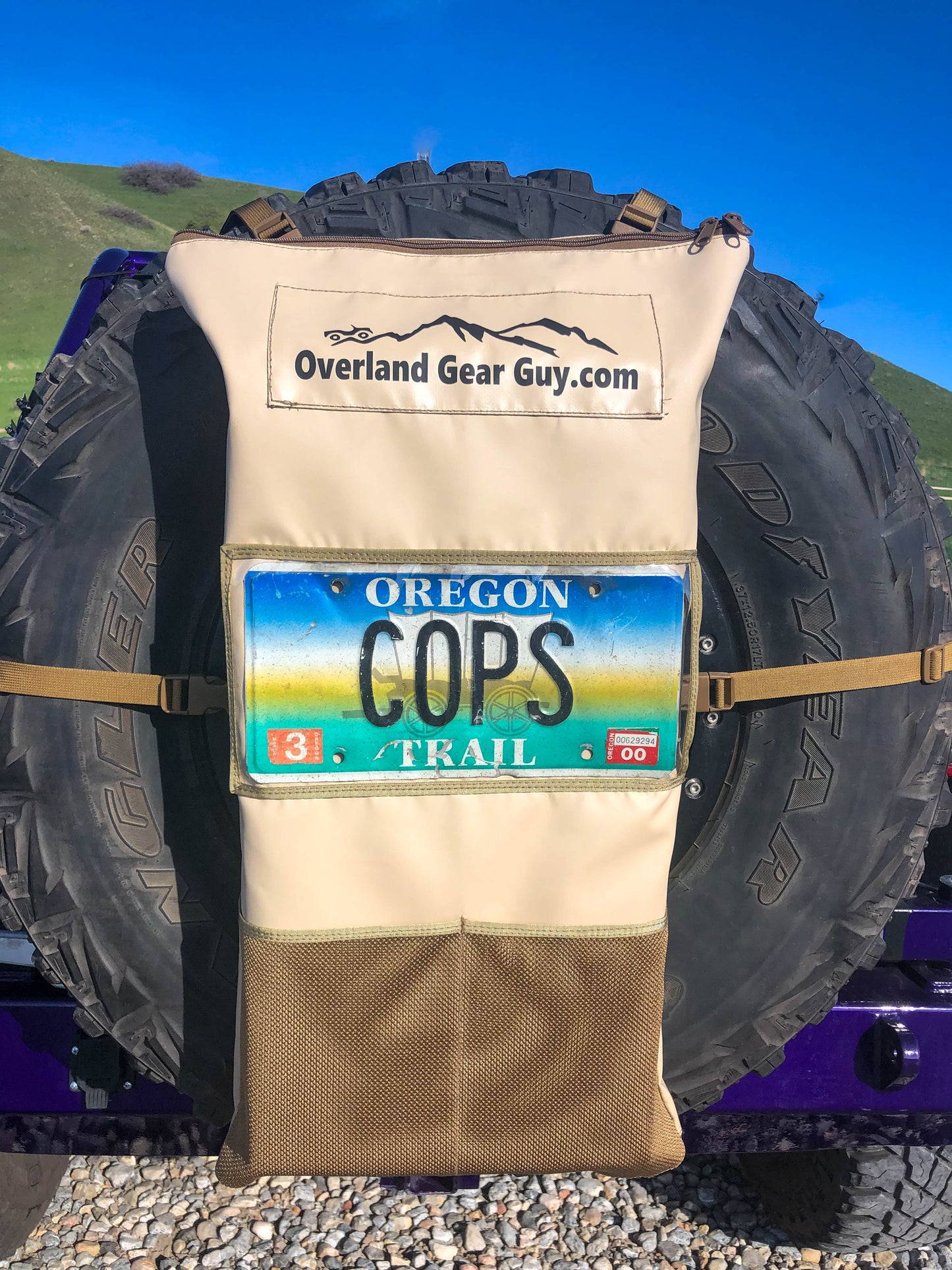 OverlandGearGuy- Pack It Out Bag II - With Lic Plate Holder