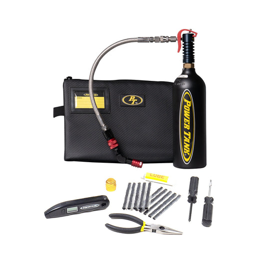 Power Tank- All-In-One Tire Repair Kit with 20 oz CO2 air source