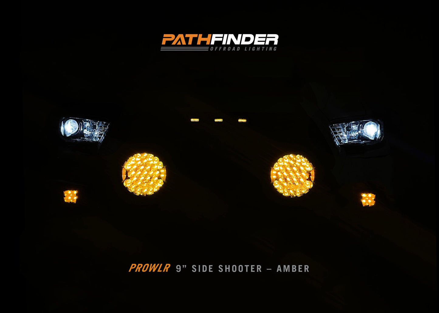 Backwoods Adventure Mods- PROWLR 9" LED Driving Light [TRUE AMBER]