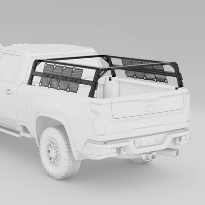 Xtrusion Overland- XTR1 Bed Rack for Chevrolet Silverado & GMC Sierra 2500HD / 3500HD
