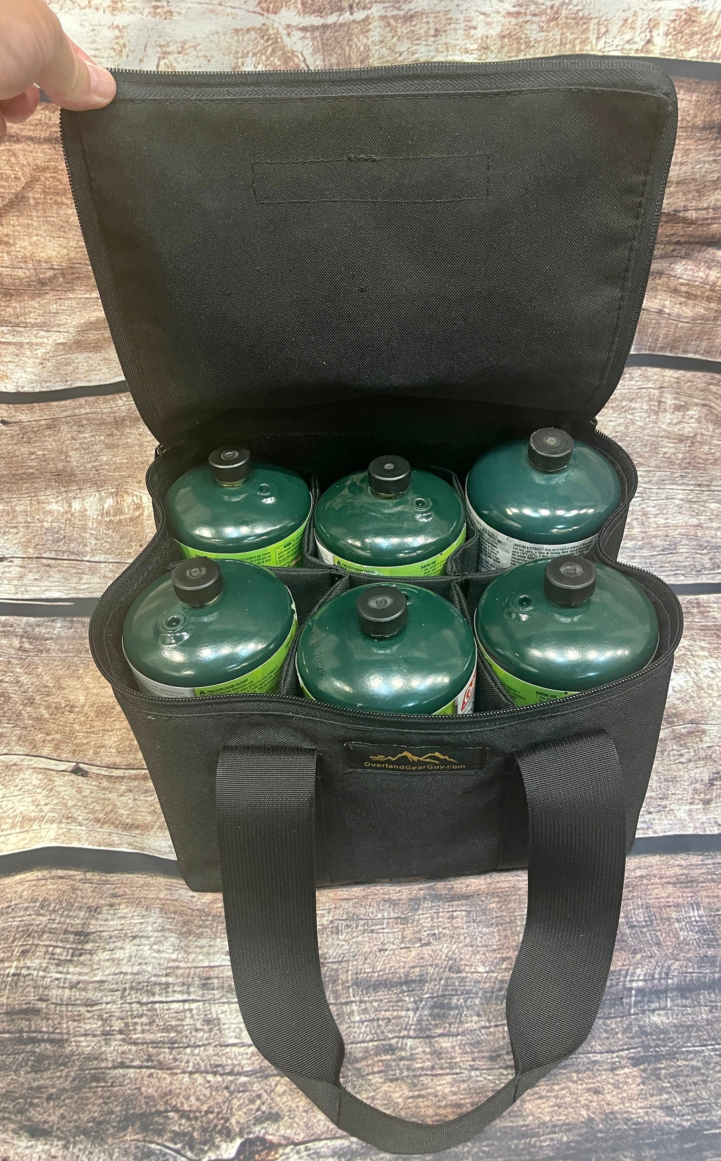 OverlandGearGuy- Propane Bottle Bag 6 Pack